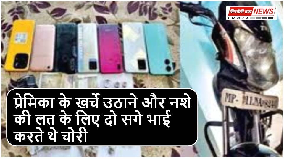 गर्लफ्रेंड के मेकअप का खर्चा और नशे की लत में दो सगे भाई करते थे चोरी