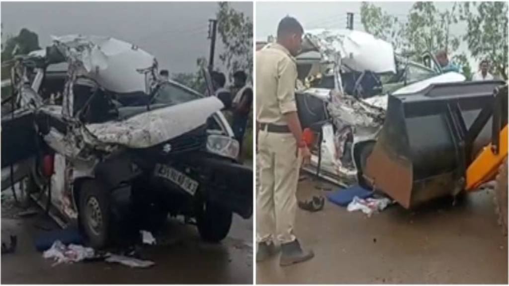 MP Accident News : श्रद्धालुओं से भरी कार को अज्ञात वाहन ने मारी टक्कर, 4 लोगों की मौत, 6 गंभीर रूप से घायल