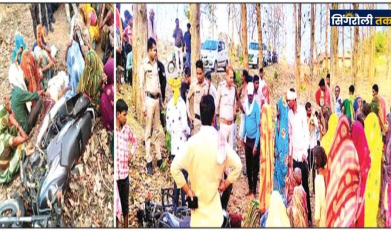 Singrauli News : पेड़ से टकराई बेकाबू मोटर साइकिल, दो की मौत