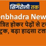 Sonbhadra News : अनियंत्रित होकर पेड़ों से टकराया ट्रक, बड़ा हादसा टला