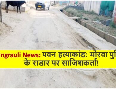 Singrauli News: सिवरेज ठेकेदार ने हर्रई मार्ग को किया तहस नहस